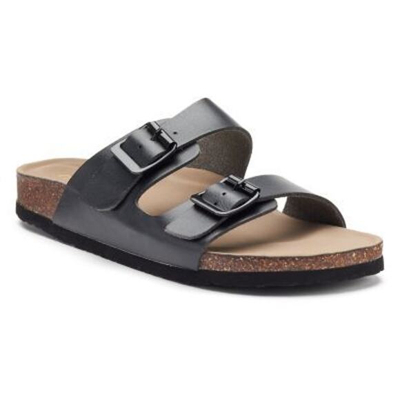 Steve Madden Shoes - Madden NYC Womens Breckk Footbed Sandals SIZE 7.5